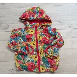 Losan girls colorful floral jacket size 3